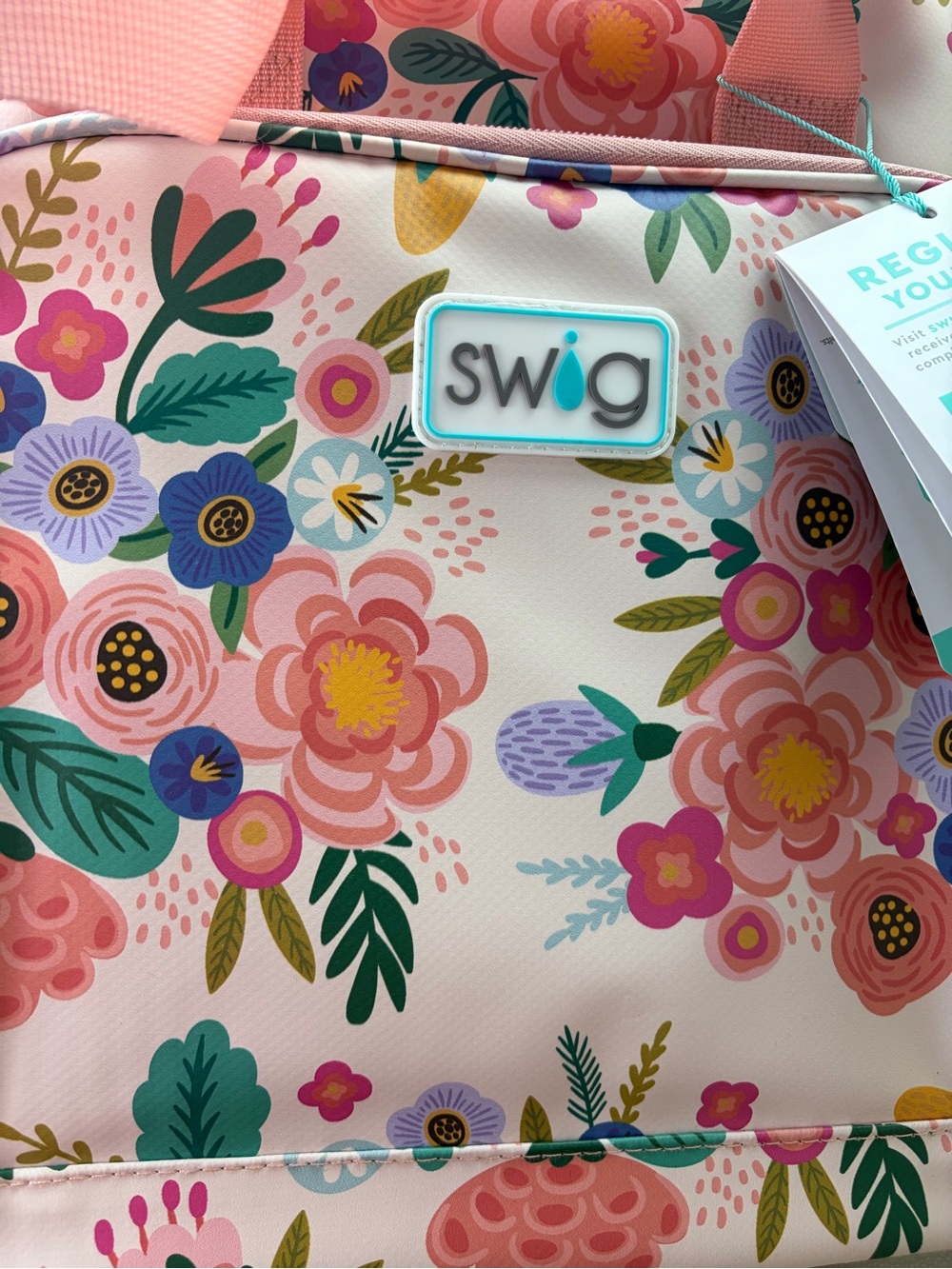 Swig life boxxi 24 Floral pink cooler